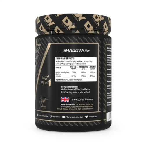 Dorian Yates Creatine Monohydrate Ingredients