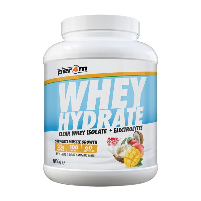 Per4m Whey Hydrate Clear Whey Isolate + Electrolytes 1800g (60 Servings) - Image 5
