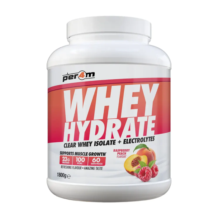 Per4m Whey Hydrate Clear Whey Isolate + Electrolytes 1800g (60 Servings) - Image 2