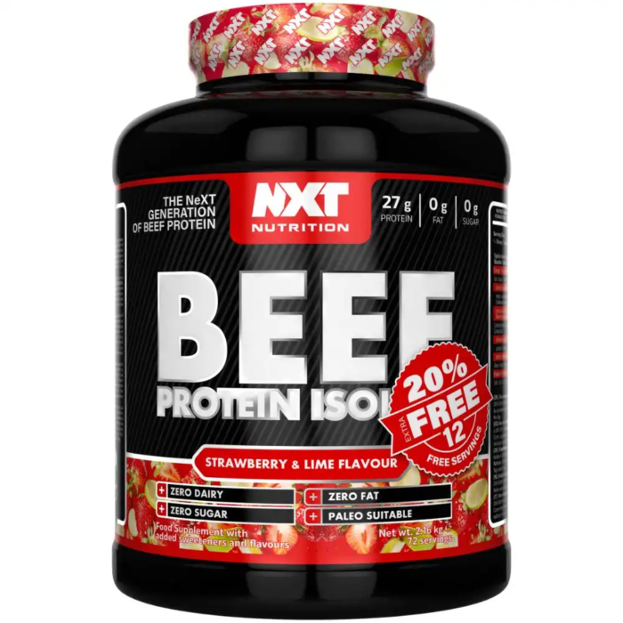NXT Beef Protein Isolate 1.8kg+20% Extra FREE - Image 2