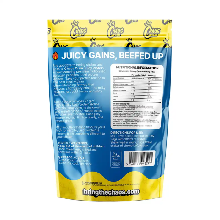 Chaos Crew Juicy Protein 680g - Image 13