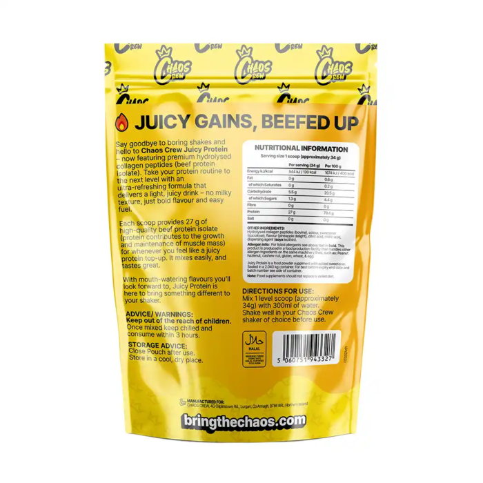 Chaos Crew Juicy Protein 680g - Image 7
