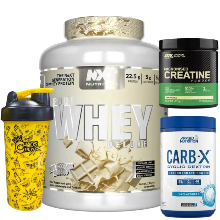 Winter Arc Bundle - Pure Whey, Carb X, Creatine & Shaker