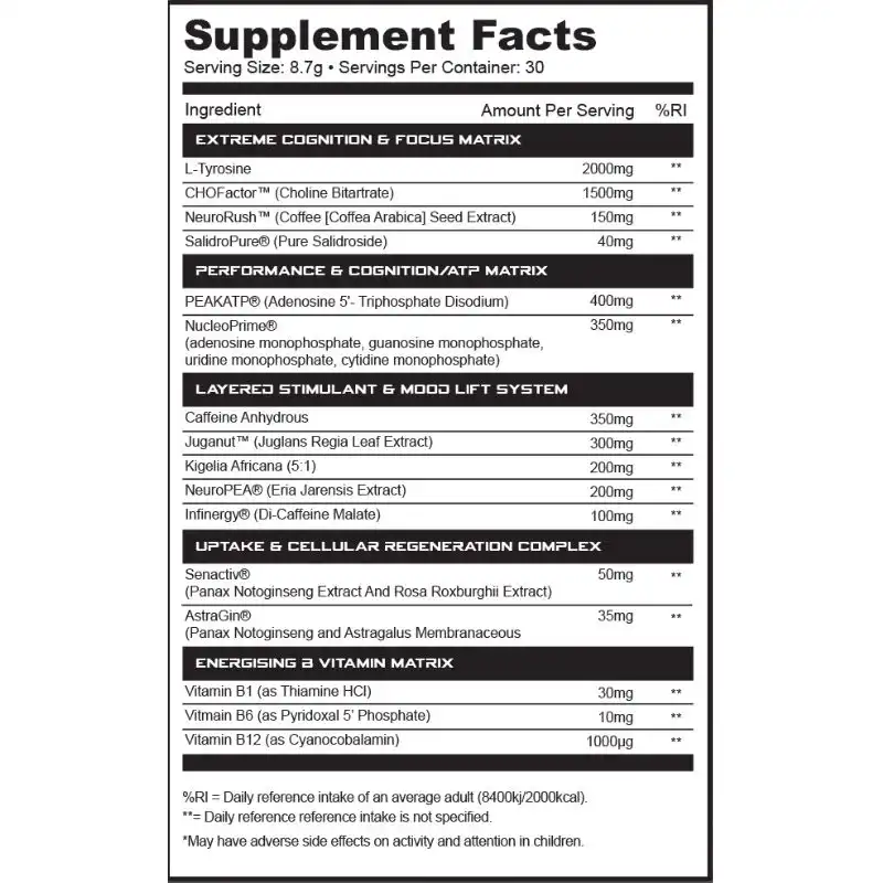1 Source Stim1 Extreme Energy & Focus Matrix - Image 2