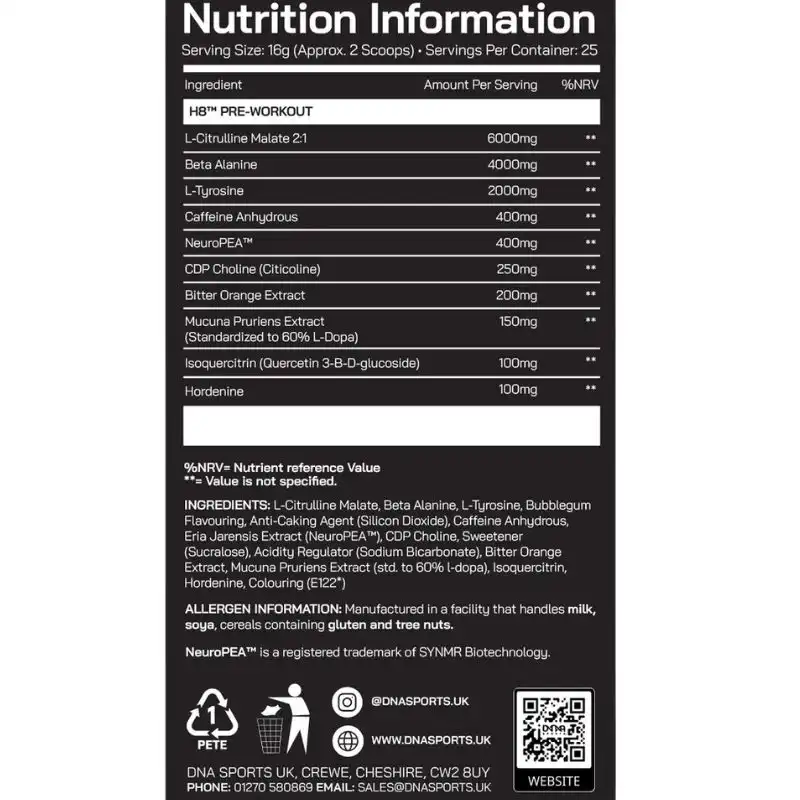 DNA Sports H8 Pre-workout - Image 4