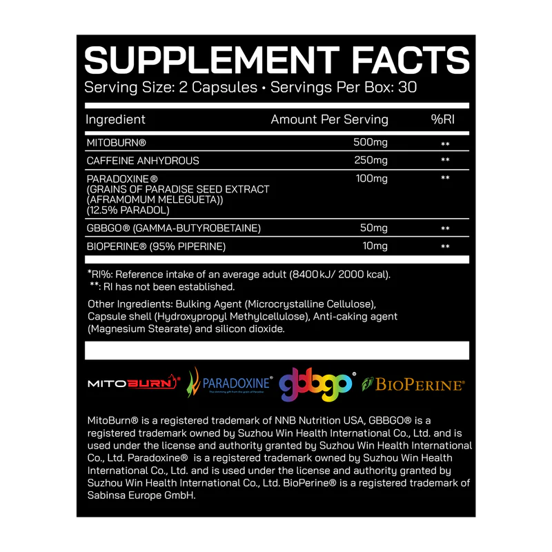 DNA Sports SuperNova Thermogenic Fat Burner - Image 2